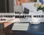 麻花传剧媒国产剧在线看中文版（麻花影视百度百科）